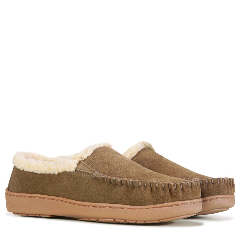 Minnetonka Moccasin Men's Sam Slipper Shoes (Autumn Brown) - Size 10.0 M