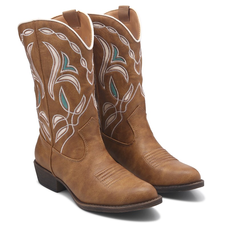 Coconuts Women's Tucker Cowboy Boots (Tan) - Size 9.0 M
