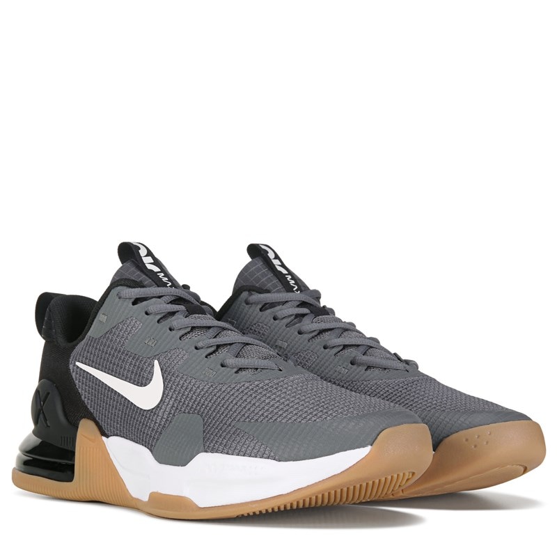 Nike Men's Air Max Alpha Trainer 5 Sneakers (Grey/Black/Gum) - Size 15.0 M