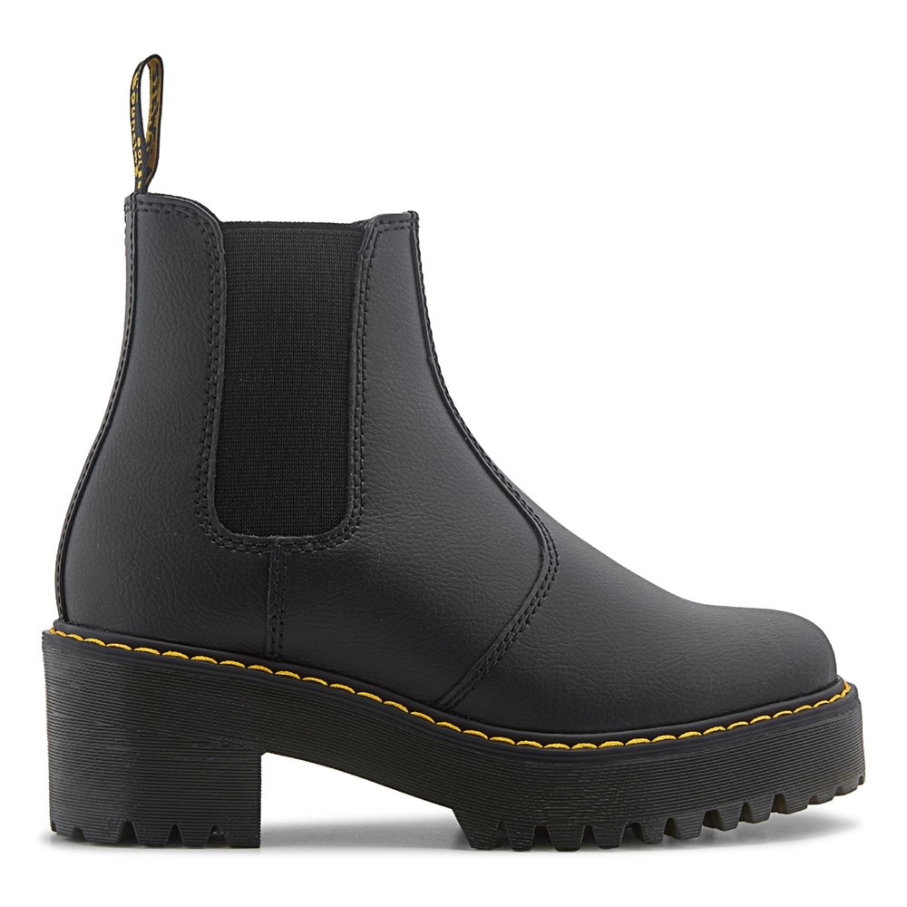 Dr. Martens Women s Athena Sanguine Chelsea Boot Black Ankle Boots 9
