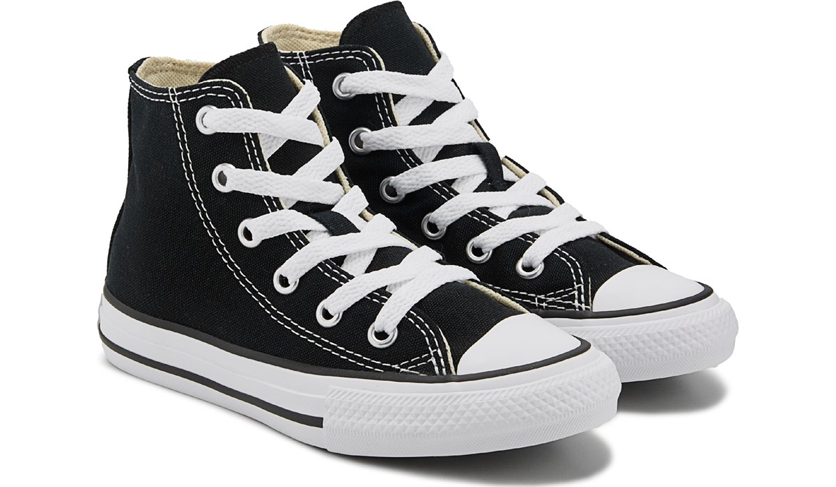 high top black converse kids