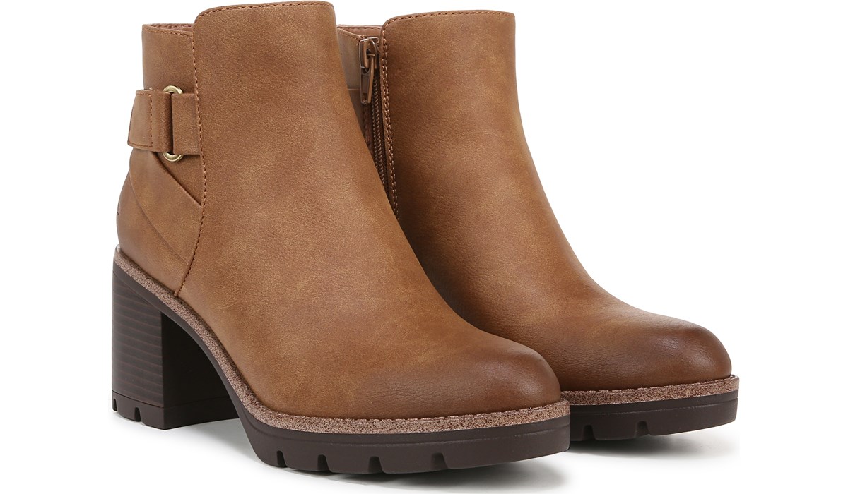 Naturalizer Women s Madalynn Block Heel Moto Bootie Famous Footwear