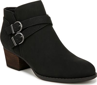 Women's Blaire Western Buckle Bootie - Black