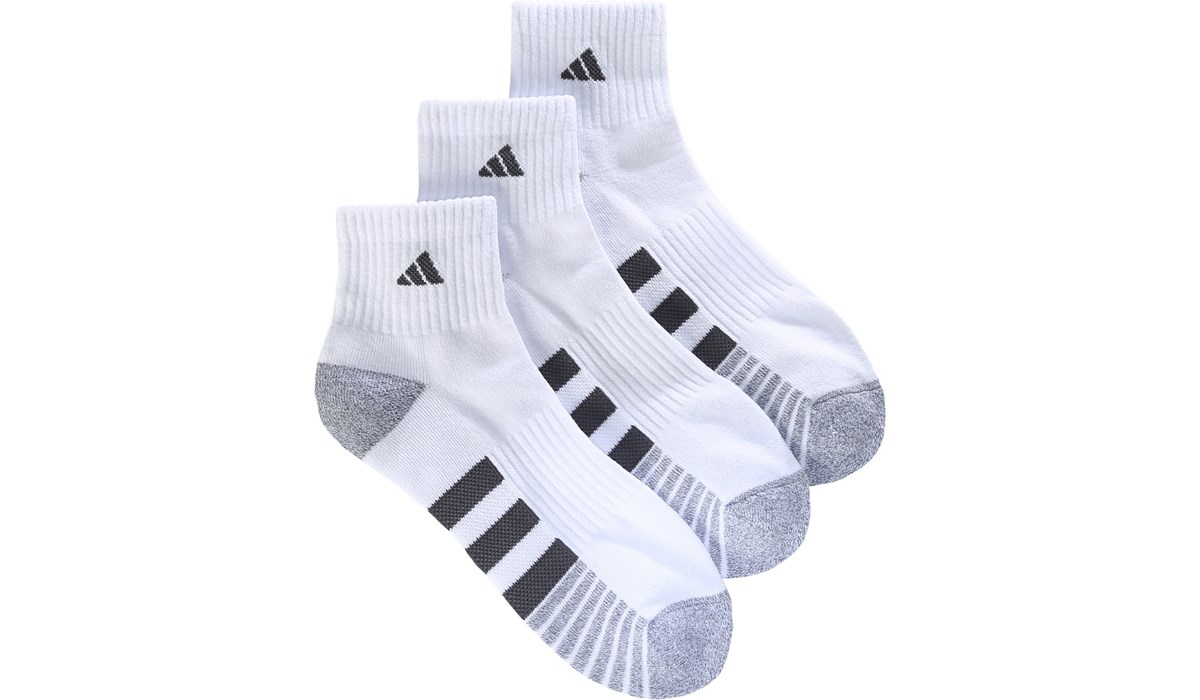 adidas Men's 3 Pack Cushioned 3.0 Ankle Socks | Famous Footwear