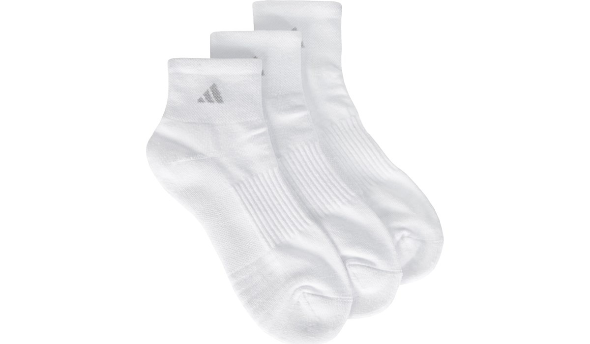 adidas Women's 3 Pack Cushioned 3.0 Ankle Socks | Famous Footwear