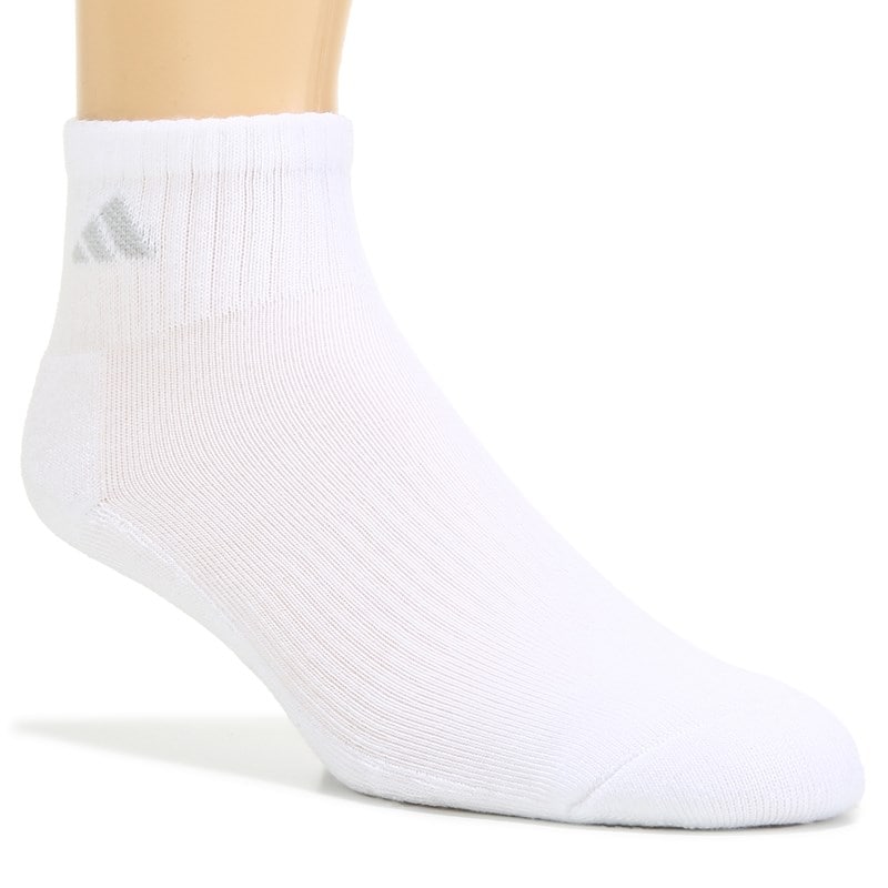 Adidas Women's 6 Pack Athletic Cushioned Ankle Socks (Assorted) - Size 0.0 OT