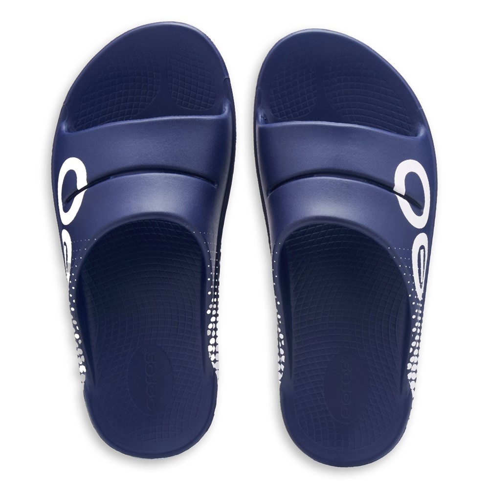 OOFOS Men's OOAHH Matrix Slide Sandal | Famous Footwear