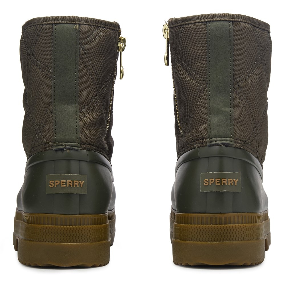 green duck boots sperry