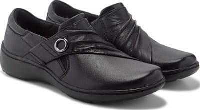 Women's Cora Aubrie Slip On - Black Leather