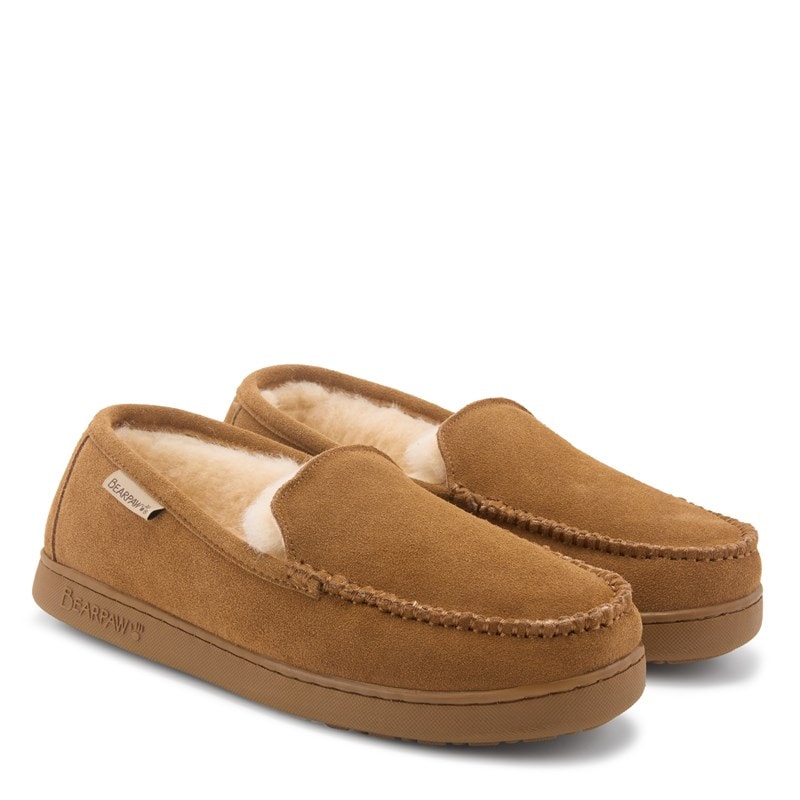 Bearpaw Men's Brian Slipper Shoes (Hickory) - Size 12.0 M