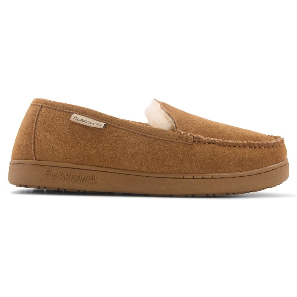 Mens bearpaw moccasin slippers hotsell