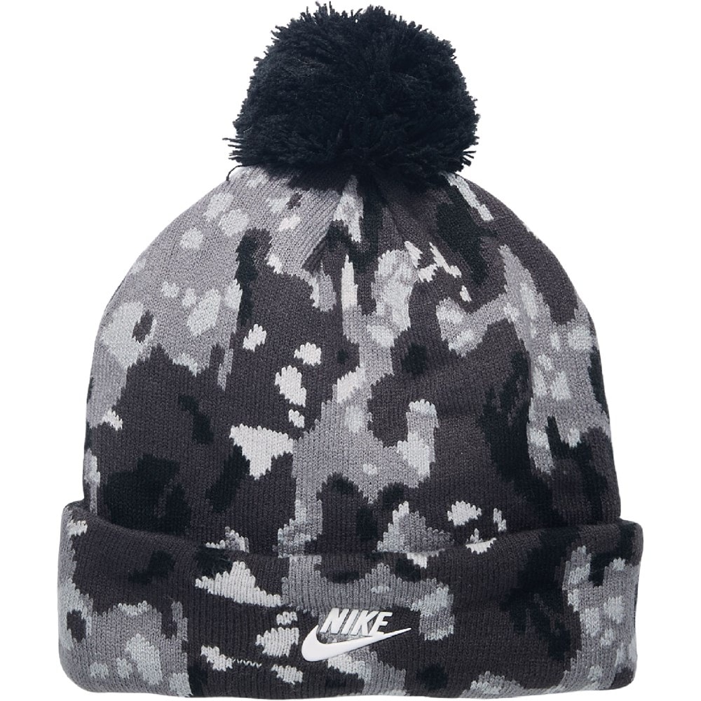 Nike Kids' Club Camo Pom Beanie Hat and Glove Set Famous Footwear
