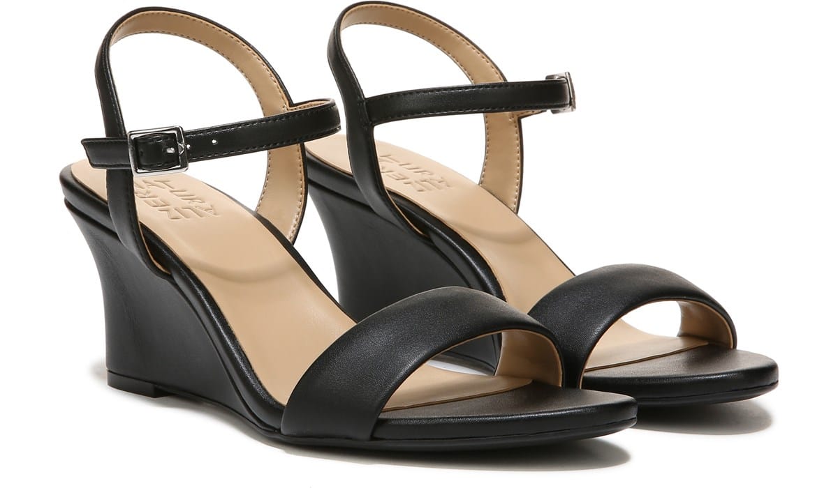Naturalizer Women's Bristol Medium/Wide Wedge Dress Sandal | Famous Footwear