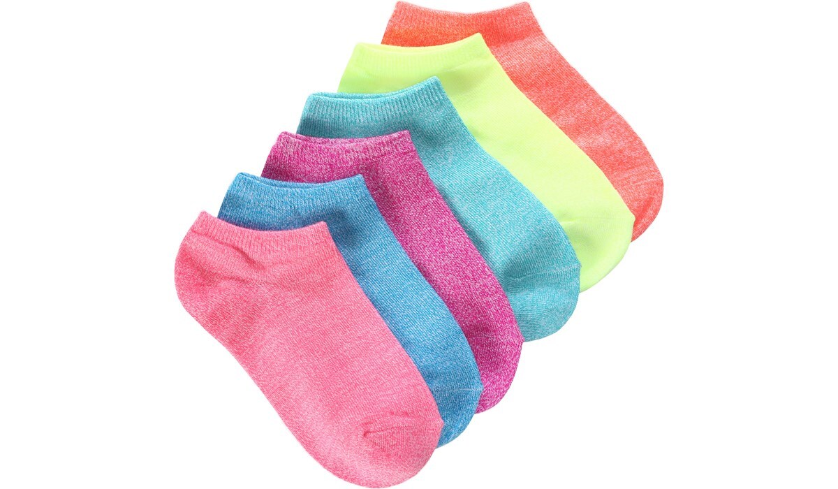 Sof Sole Kids' 6 Pack No Show Socks Famous Footwear