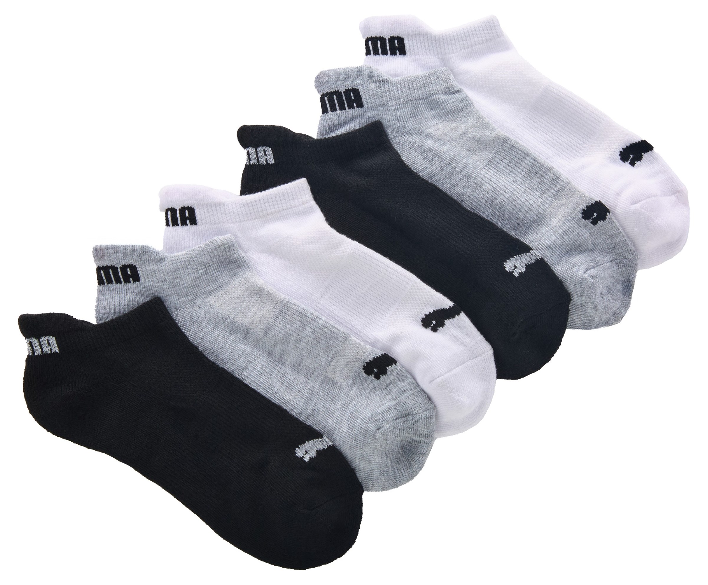 PUMA Women s 6 Pack Low Cut Tab Socks Famous Footwear