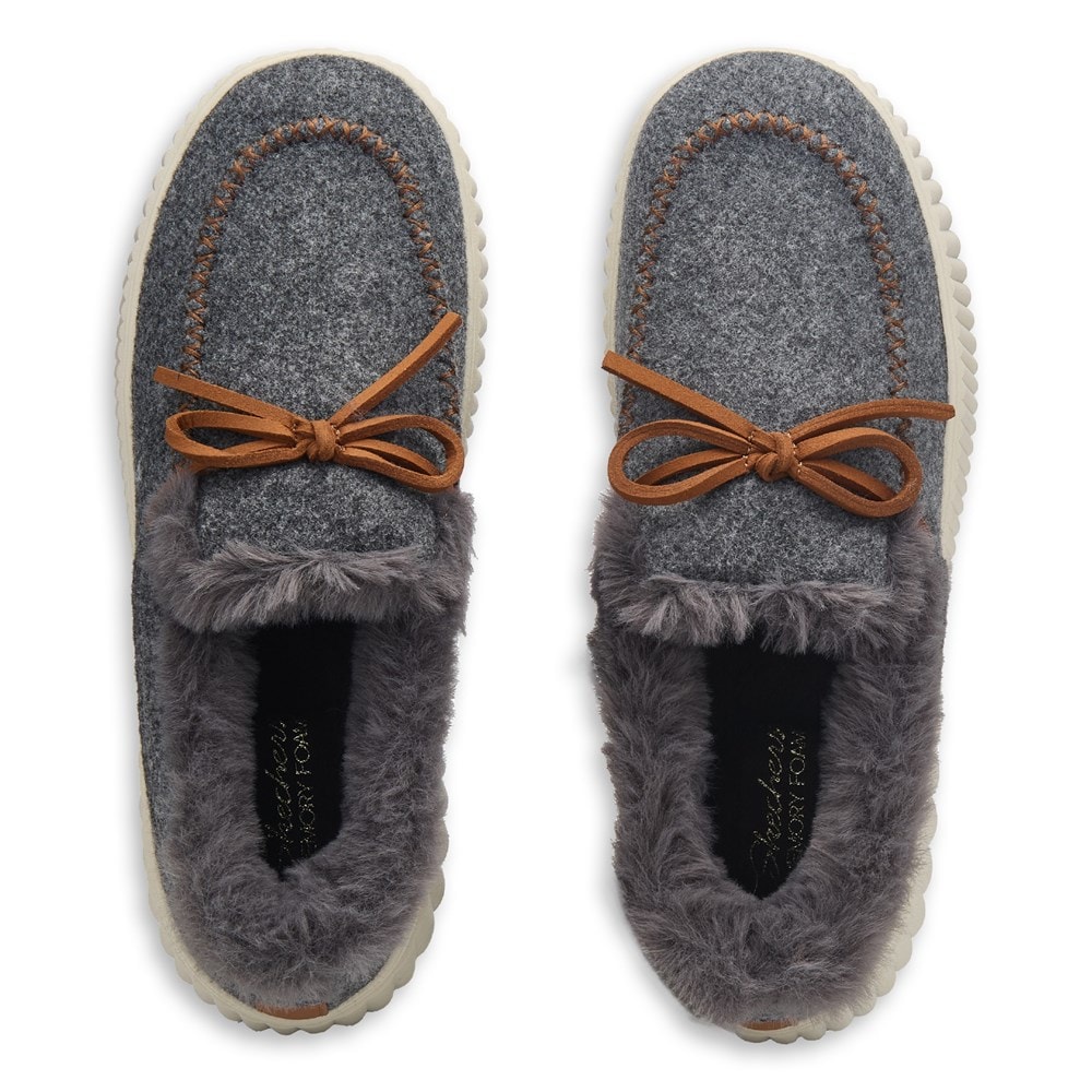Skechers Women's Cozy Ojai Wool Moccasins Famous Footwear