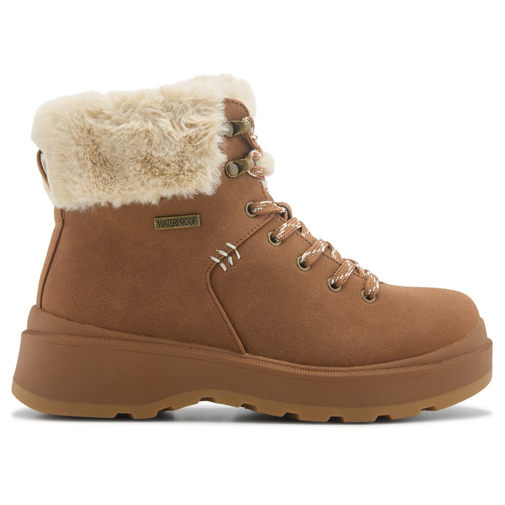 Skechers womens boots shearling trim boot hotsell