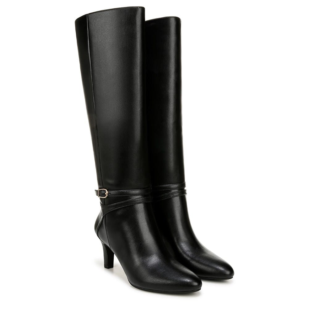 white christmas dresses Horze Ladies Duvall Tall Dress Boots - Black main image 1