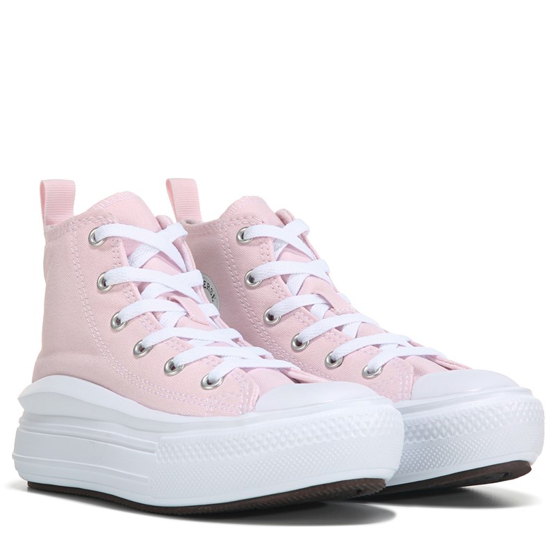 Converse Kids' Chuck Taylor All Star Move High Top Sneaker Little Kid Shoes (Pink/White) - Size 1.0 M