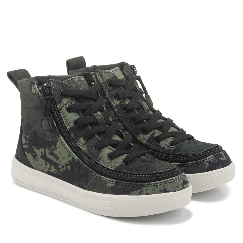 Billy Footwear Kids' Billy Cs High Top Sneakers (Camo/White) - Size 1.0 M