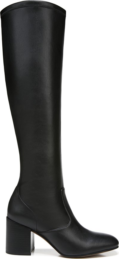 Puritano Wide Calf Boots black business style Shoes High Boots Wide Calf Boots 