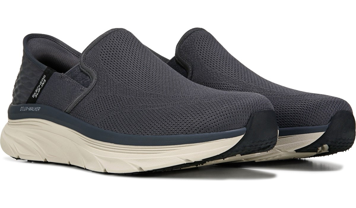 Buitenshuis Slim Beschikbaar Skechers Men's Slip-ins D'Lux Walker Oxford Wide Slip On | Famous Footwear