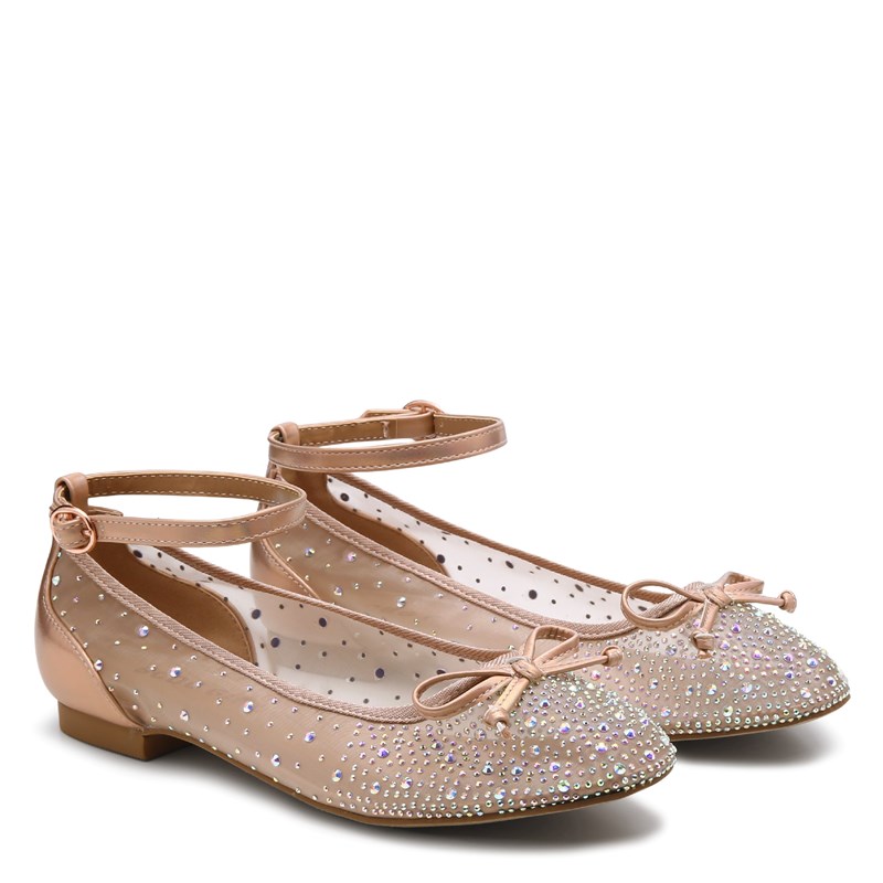 Bcbg Kids' Heidy Mesh Flat Little/Big Kid Shoes (Pink Mesh) - Size 4.0 M