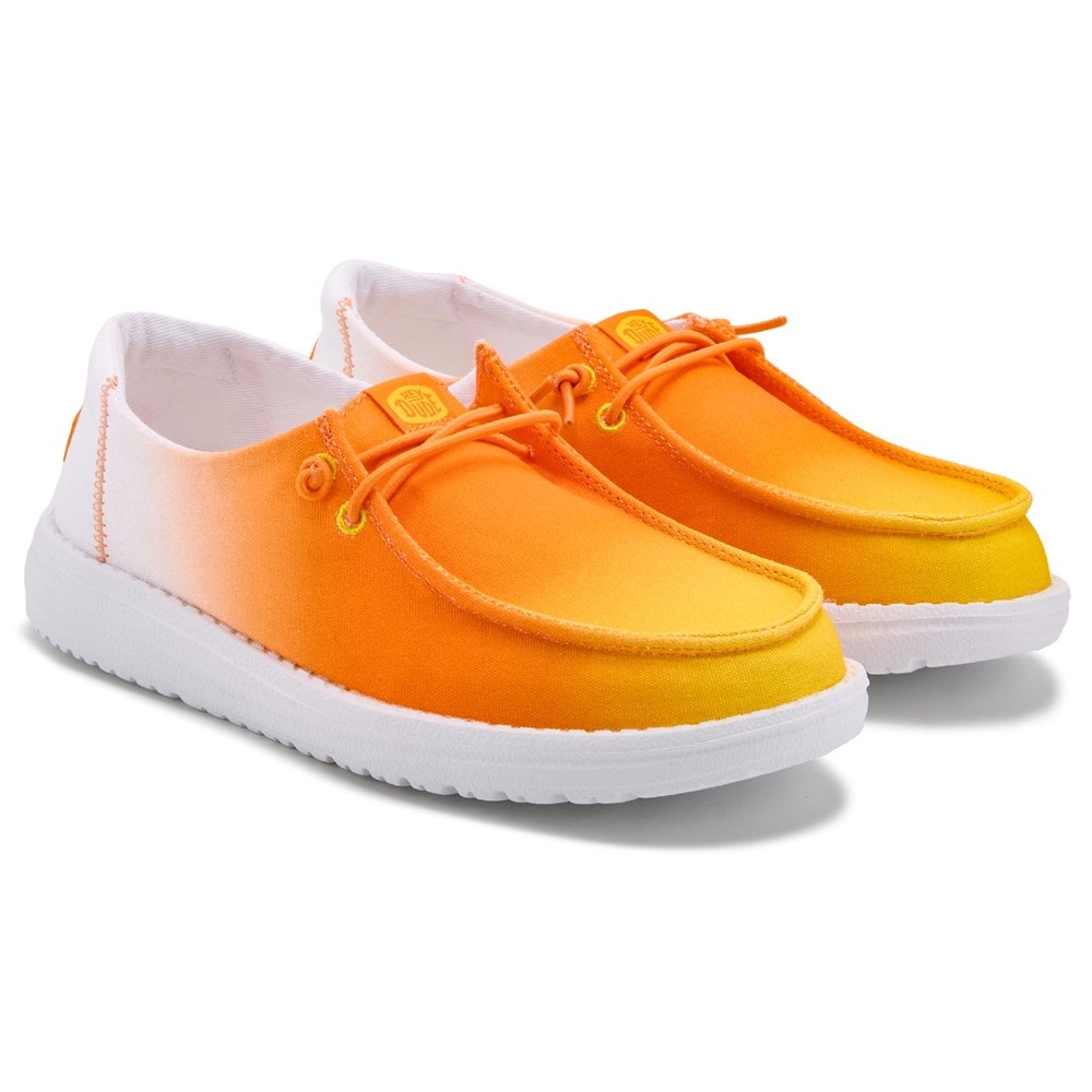 HEYDUDE Kids' Wendy Candy Corn Slip On Shoe Little/Big Kid