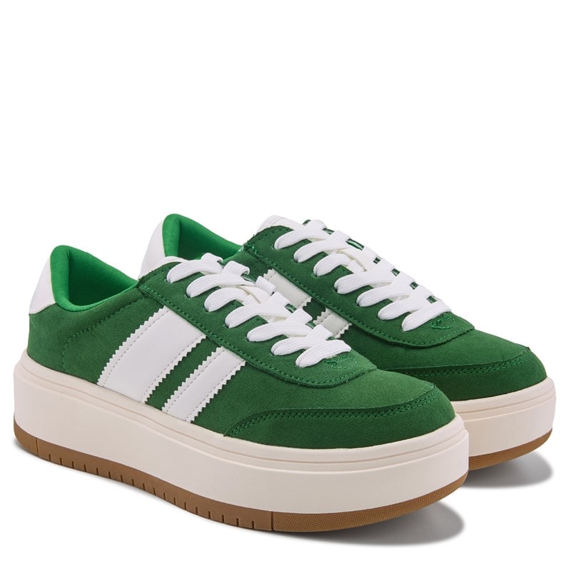 Madden Girl Women's Navida Sneakers (Green Multi) - Size 6.5 M