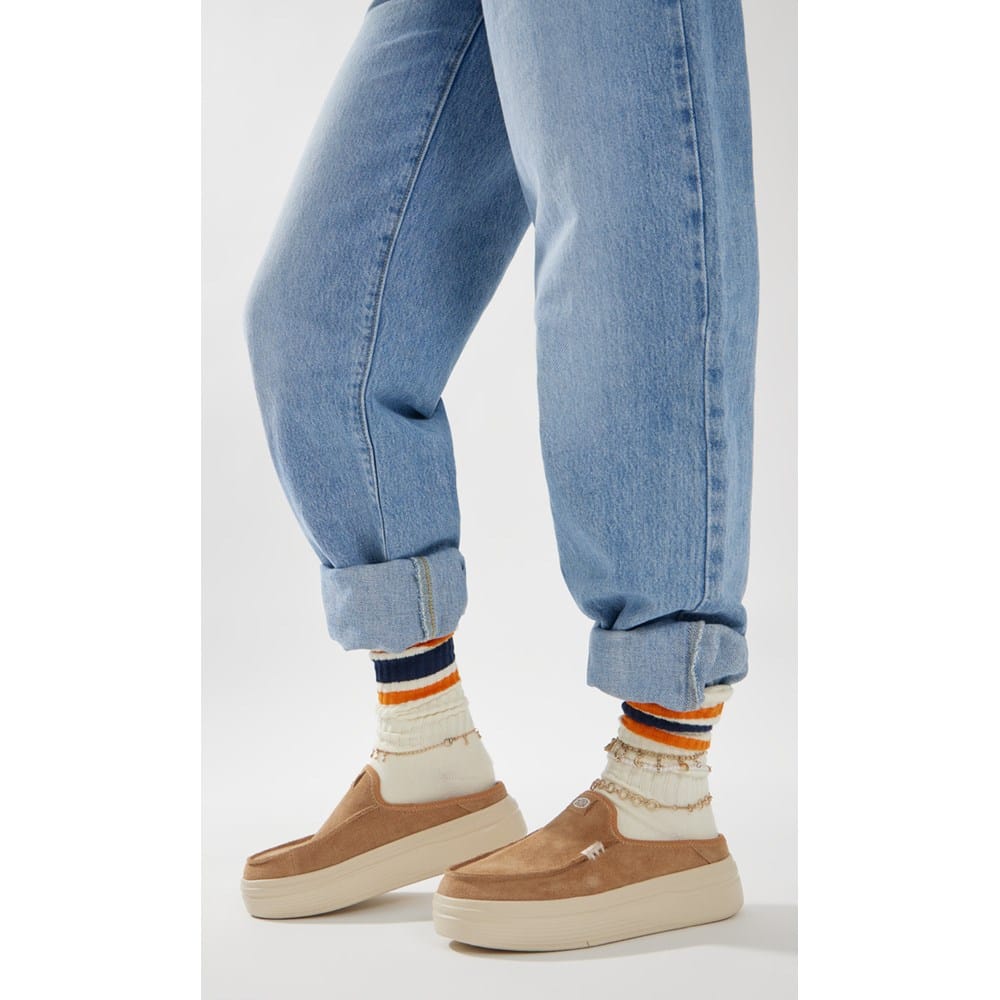 HEYDUDE Women's Austin Lift Classic Mule | Famous Footwear