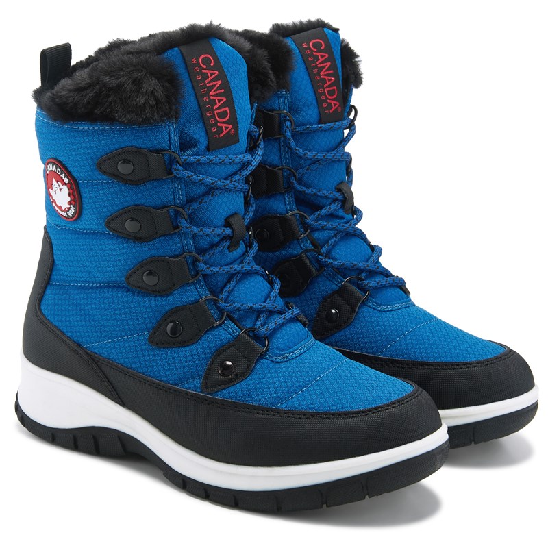 Canada Weather Gear Women's Rhodes Weather Resistant Boots (Blue / Black) - Size 8.0 M