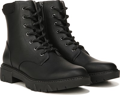Wide combat boots womens hotsell