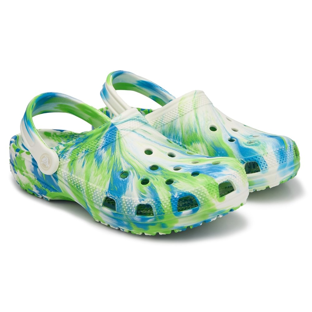 Crocs Kids' Marbled Glow in the Dark Classic Clog Little/Big Kid
