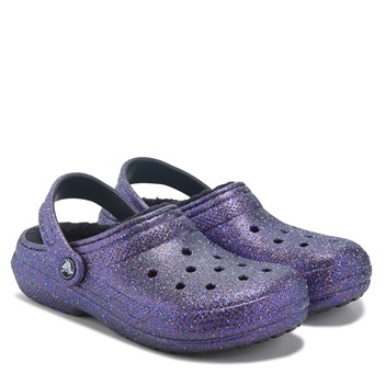 Crocs Kids Classic Fuzz Lined Clog Little Kid Famous Footwear