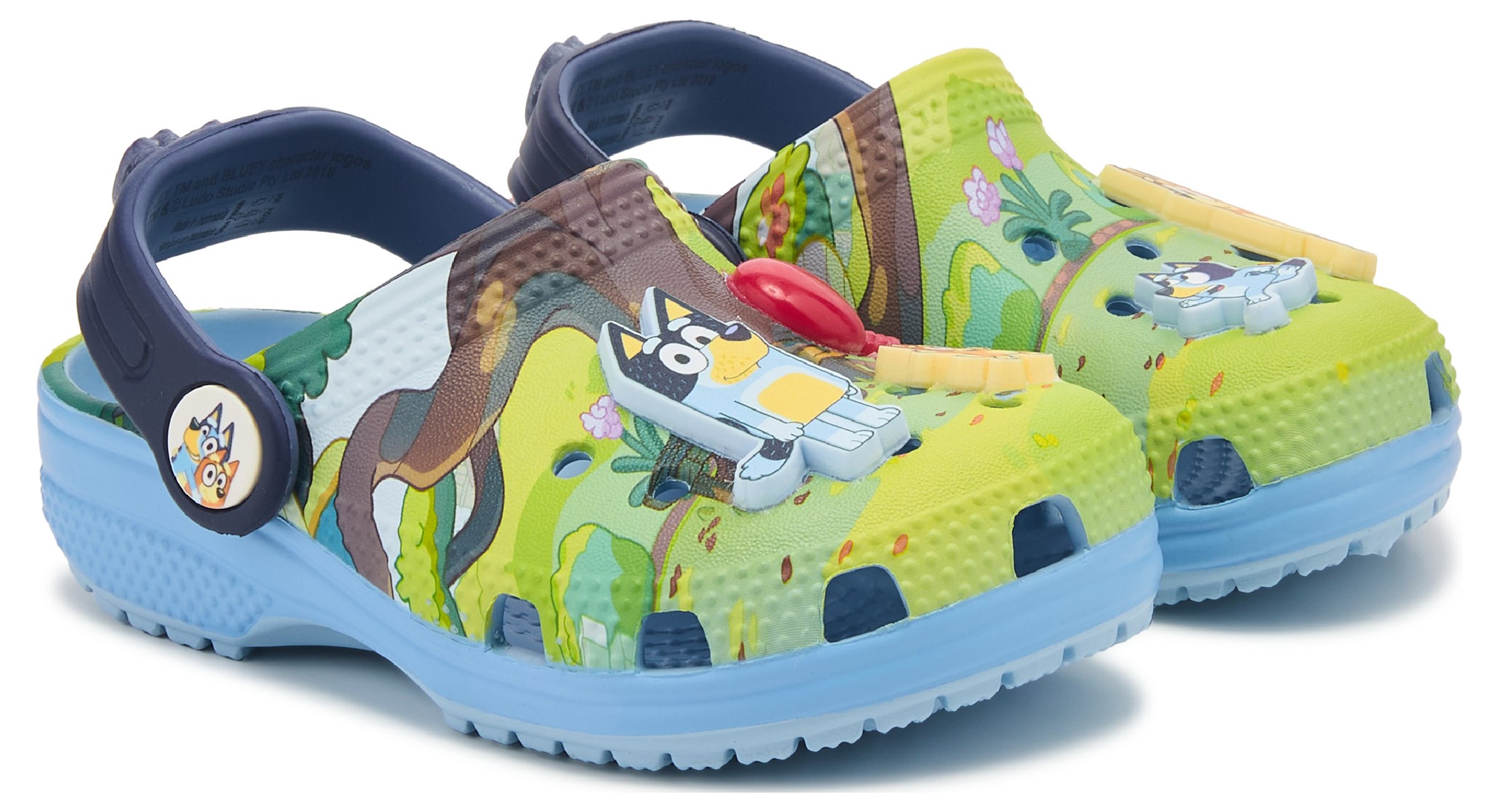 Crocs Kids Disney Bluey Classic Clog Toddler Famous Footwear