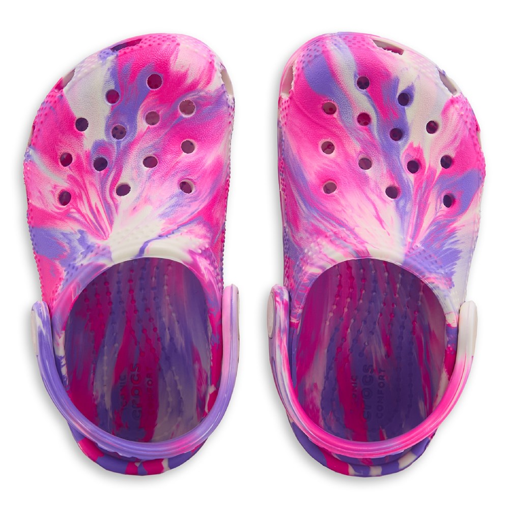 Kids' Marbled Glow in the Dark Classic Clog Toddler