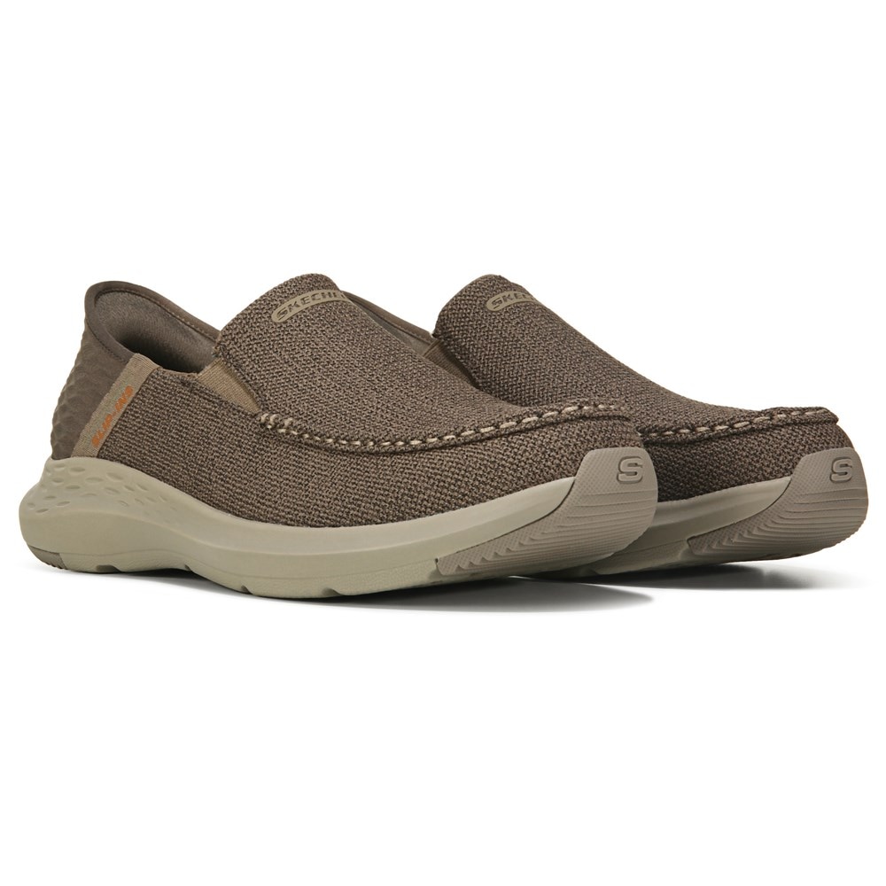 Mens Skechers Slip-Ins Parson Ralven Mesh Taupe