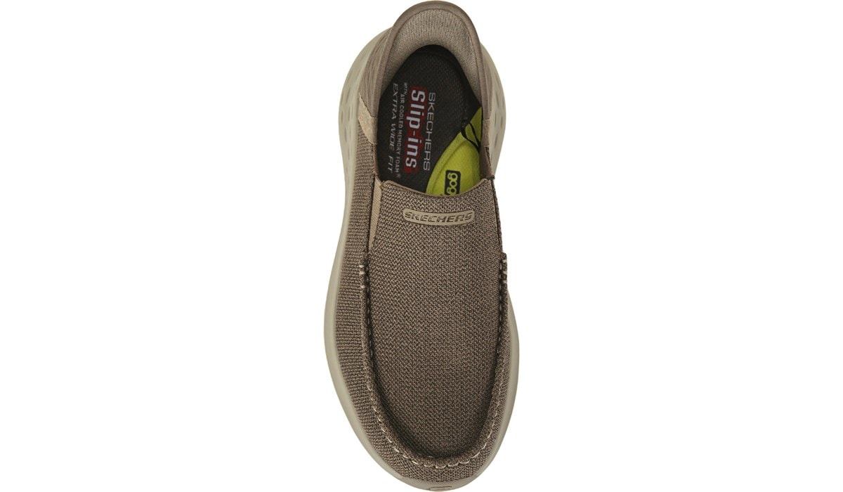 skechers wide fit men's slip ons