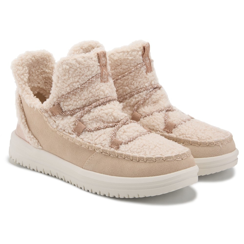 HEYDUDE Women's Camden Suede Cozy Boot | Famous Footwear