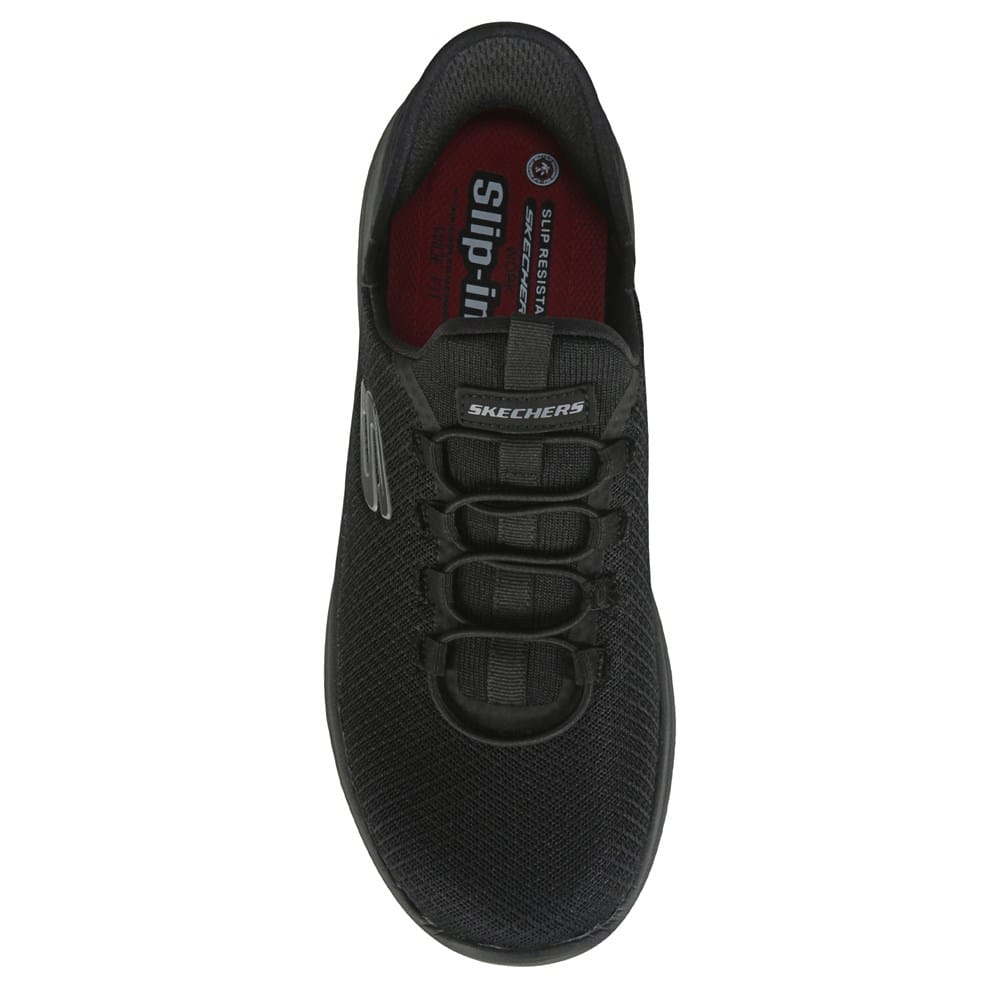 Skechers Work Men's Slip-ins Summits Wide Slip Resistant Sneaker