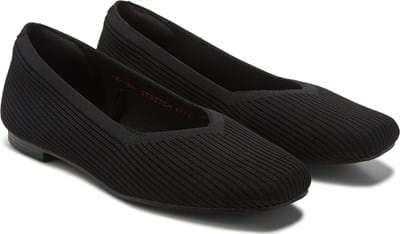 chinese dress ladies Diana Flats in Black Matte from Ahimsa  MooShoes