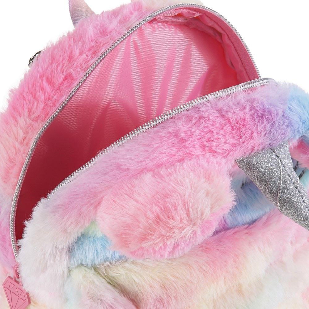 Fluffy Unicorn Mini Backpack