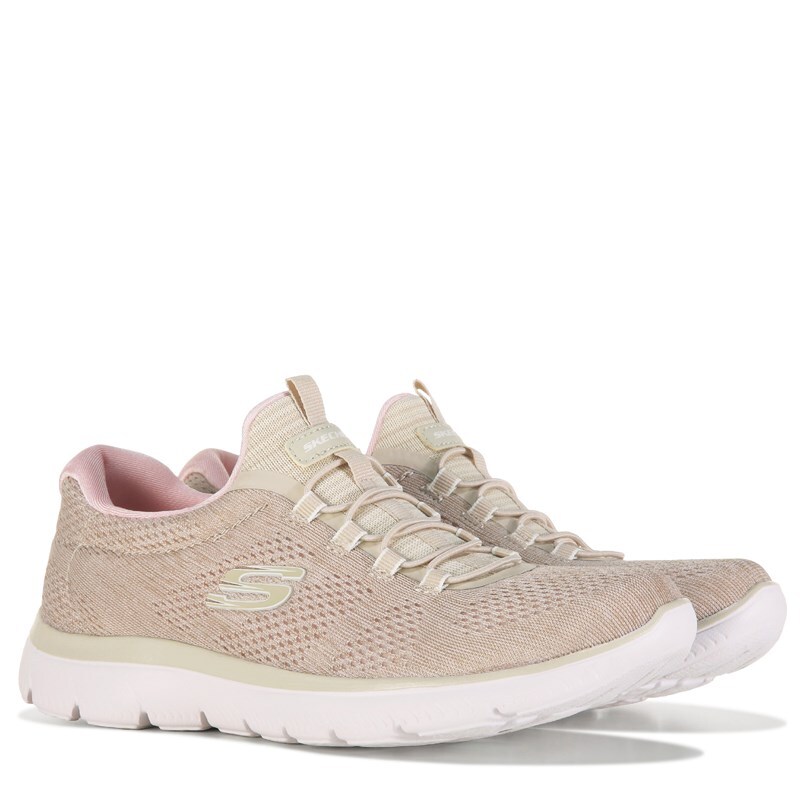 UPC 196989442198 product image for Skechers Women's Summit Sneakers (Taupe/Pink) - Size 9.0 M | upcitemdb.com