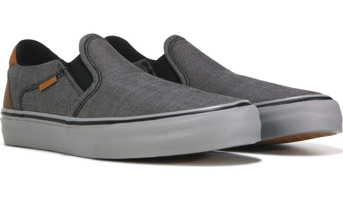 Vans Men's Asher Slip On Low Top Sneaker Footwear