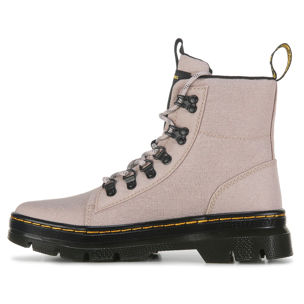 Grey Dr.martens Womens Combs W Nylon Boot, Boots