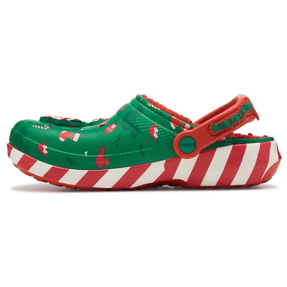 サンダル Crocs Mickey Holiday Lined Classic Clogs Crocs Mickey Mouse Christmas Lined Classic Clog | Famous