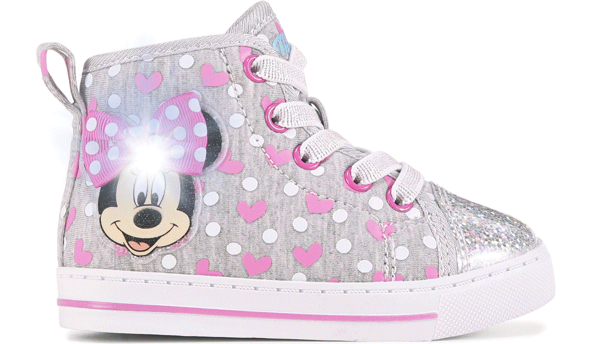 Minnie Mouse Kids Minnie Mouse High Top Sneaker Toddler Little Kid Famous Footwear