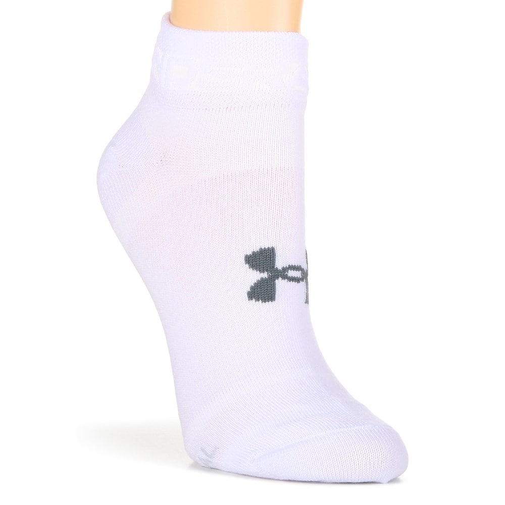 Under Armour Women s 6 Pack Essential Low Cut Socks Famous Footwear