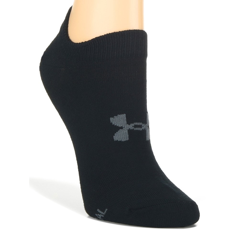 Under Armour Women's 6 Pack Essential No Show Socks