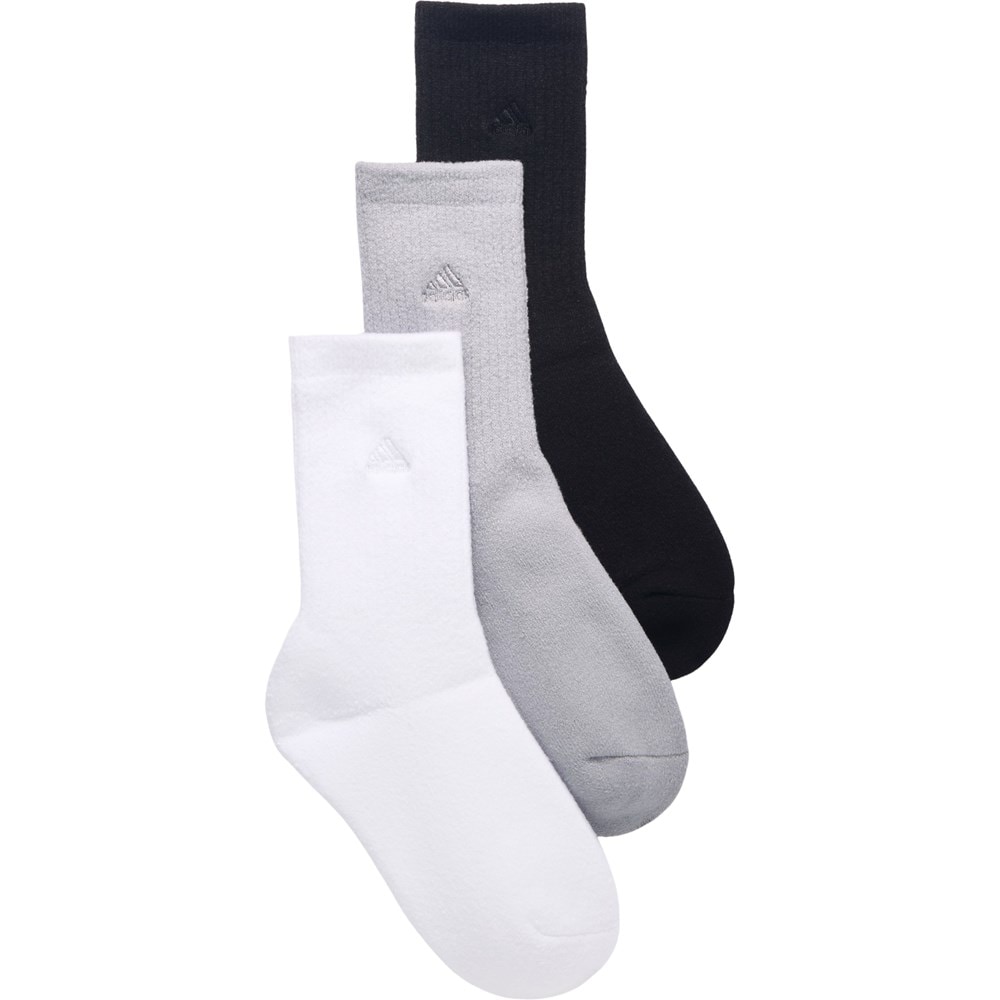 adidas Women's Pack Cushioned Comfort Crew Socks Famous Footwear